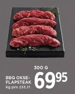 MENY BBQ OKSE-FLAPSTEAK tilbud