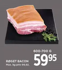 MENY RØGET BACON tilbud
