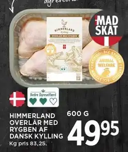 MENY HIMMERLAND OVERLÅR MED RYGBEN AF DANSK KYLLING tilbud