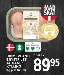 MENY HIMMERLAND BRYSTFILET AF DANSK KYLLING tilbud