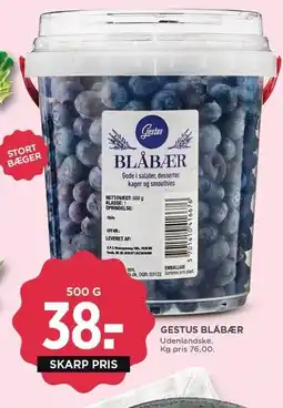 MENY GESTUS BLÅBÆR tilbud
