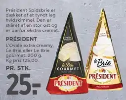 MENY PRÉSIDENT tilbud