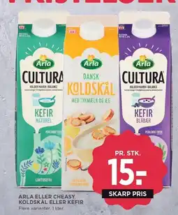 MENY ARLA ELLER CHEASY KOLDSKÅL ELLER KEFIR tilbud