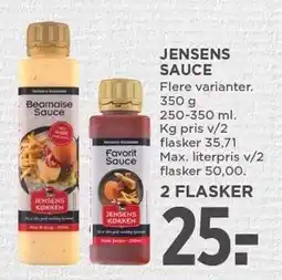 MENY JENSENS SAUCE tilbud