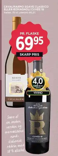 MENY CAVAMARMO SOAVE CLASSICO ELLER ROMAGNOLI 75 cl tilbud