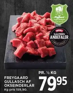 MENY FREYGAARD GULLASCH AF OKSEINDERLÅR tilbud