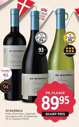 MENY 20 BARRELS 75 cl tilbud