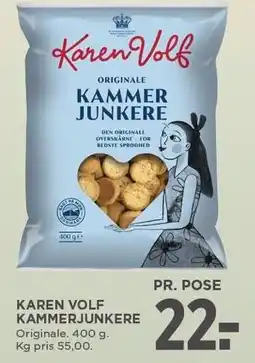 MENY KAREN VOLF KAMMERJUNKER tilbud