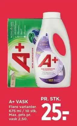 MENY A+ VASK tilbud