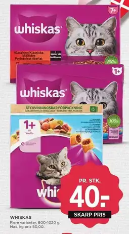 MENY WHISKAS tilbud