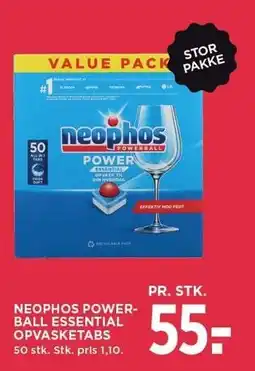 MENY NEOPHOS POWERBALL ESSENTIAL OPVASKETABS tilbud