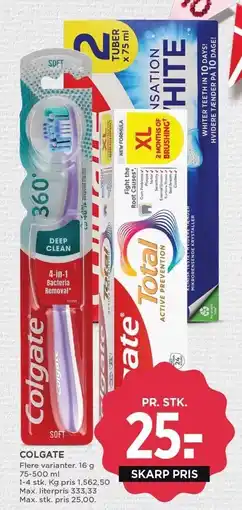 MENY COLGATE tilbud