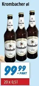 zur Krone Krombacher øl tilbud