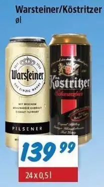 zur Krone Warsteiner/Köstrizer øl tilbud