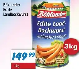 zur Krone Böklunder Echte Landbockwurst tilbud