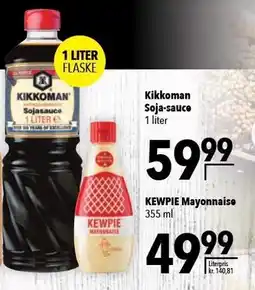 Citti Kikkoman Soja-sauce eller KEWPIE Mayonnaise tilbud