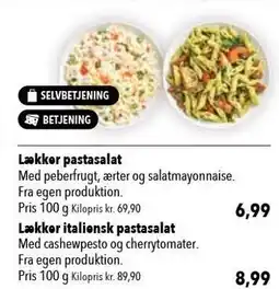 Citti Lækker pastasalat eller Lækker italiensk pastasalat tilbud