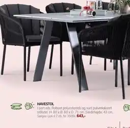 Daells Bolighus HAVESTOL tilbud