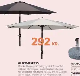 Daells Bolighus MARKEDSPARASOL tilbud