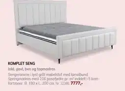 Daells Bolighus KOMPLET SENG tilbud