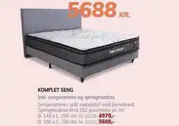 Daells Bolighus KOMPLET SENG tilbud