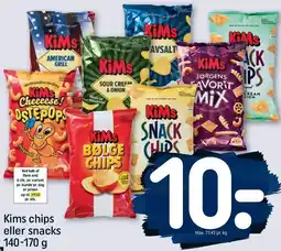 REMA 1000 Kims chips eller snacks tilbud