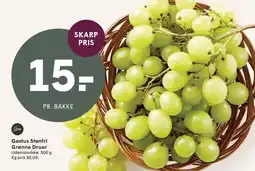 SPAR Gestus Stenfri Grønne Druer tilbud