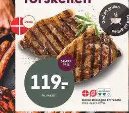 SPAR Dansk Økologisk Entrecote tilbud