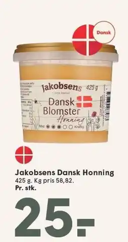 SPAR Jakobsens Dansk Honning tilbud