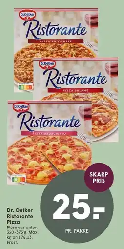 SPAR Dr. Oetker Ristorante Pizz tilbud
