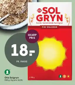 SPAR Ota Solgryn tilbud