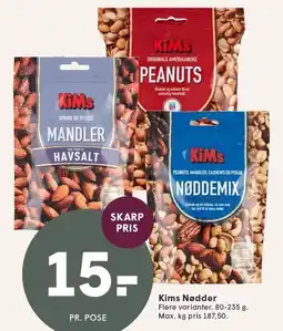 SPAR Kims Nødder tilbud