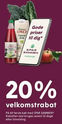 SPAR 20% velkom tilbud