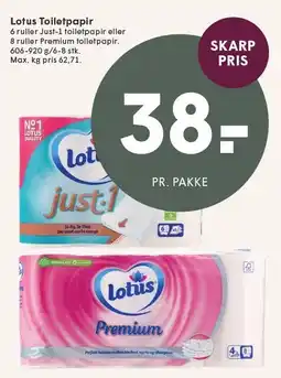 SPAR Lotus Toiletpapir tilbud
