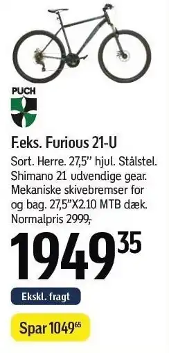 Føtex Furious 21-U tilbud
