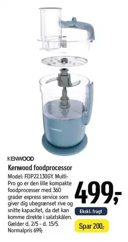 Føtex Kenwood foodprocessor tilbud