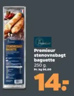 Netto PREMIEUR stenovnsbagt baguette tilbud