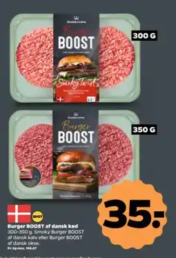 Netto Burger BOOST af dansk kød tilbud