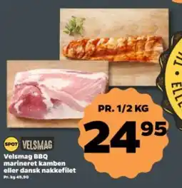 Netto VELSMAG BBQ marineret kamben eller dansk nakkefilet tilbud