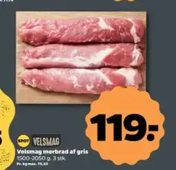Netto VELSMAG mørbrad af gris tilbud