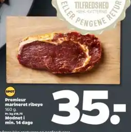 Netto PREMIEUR marineret ribeye tilbud