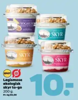 Netto LOGISMOSE økologisk skyr to-go tilbud