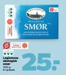 Netto LOGISMOSE økologisk smor tilbud