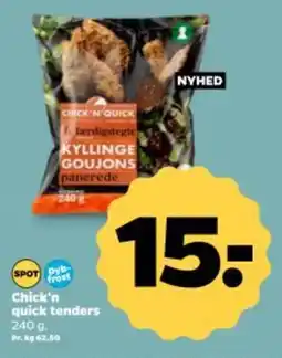 Netto Chick'n quick tenders tilbud