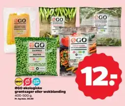 Netto ØGO økologiske grøntsager eller wokblanding tilbud