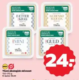 Netto Them økologisk skiveost tilbud