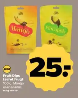 Netto Fruit Dips tørret frugt tilbud