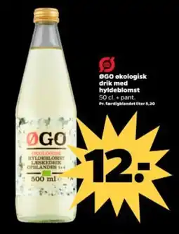 Netto ØGO økologisk drik med hyldeblomst tilbud
