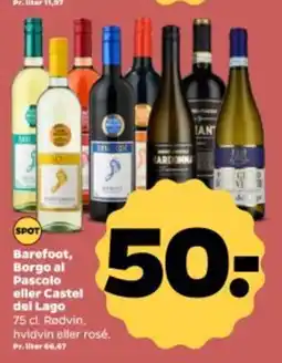 Netto Barefoot, Borgo al Pascolo eller Castel del Lago tilbud