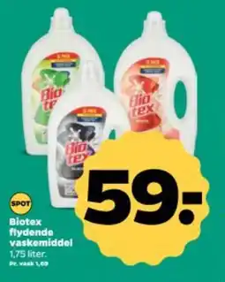 Netto BIOTEX flydende vaskemiddel tilbud
